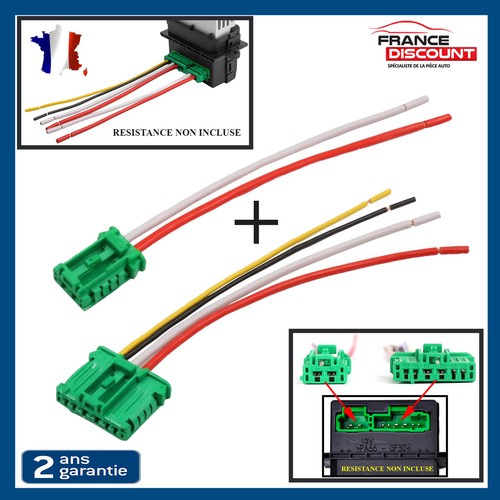 Prise connecteur resistance - connecteur, de